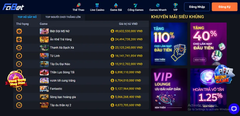 Khuyến mãi chào mừng Slot Games tại new88bet chính thức